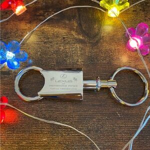 Lexus authentic brand new silver two sided keychain. Never used. $20
